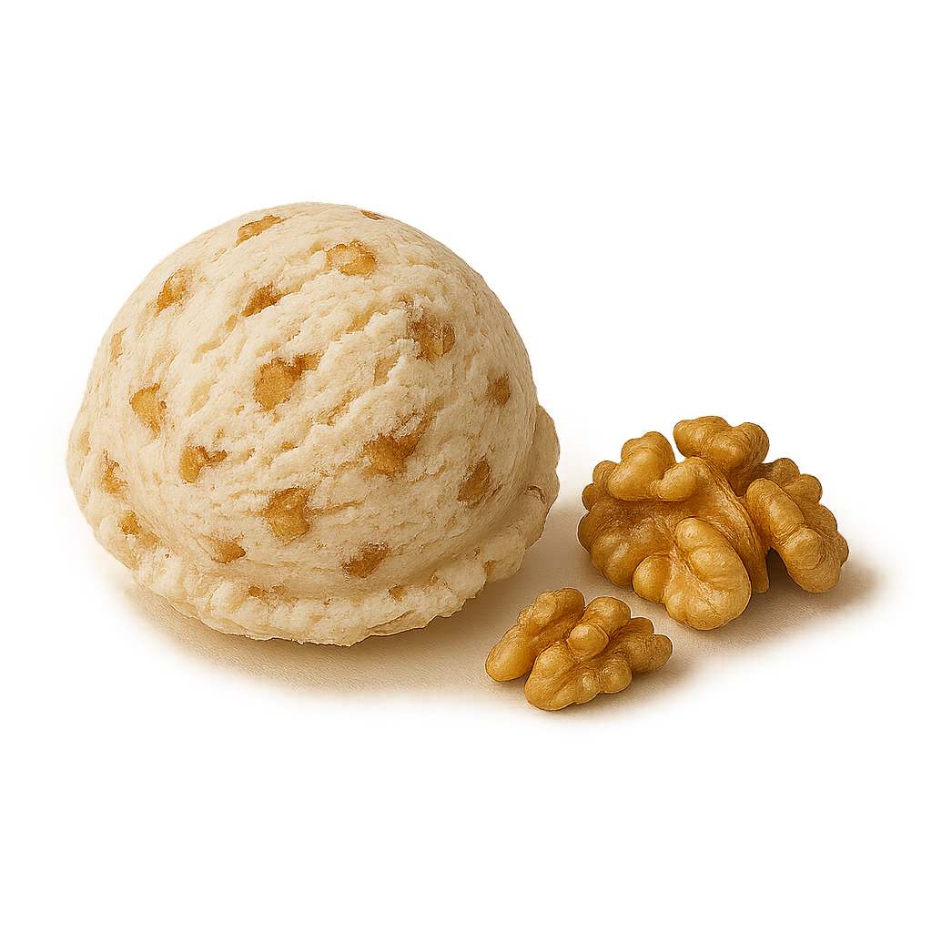 Walnuss mit Walnusskernen Becher