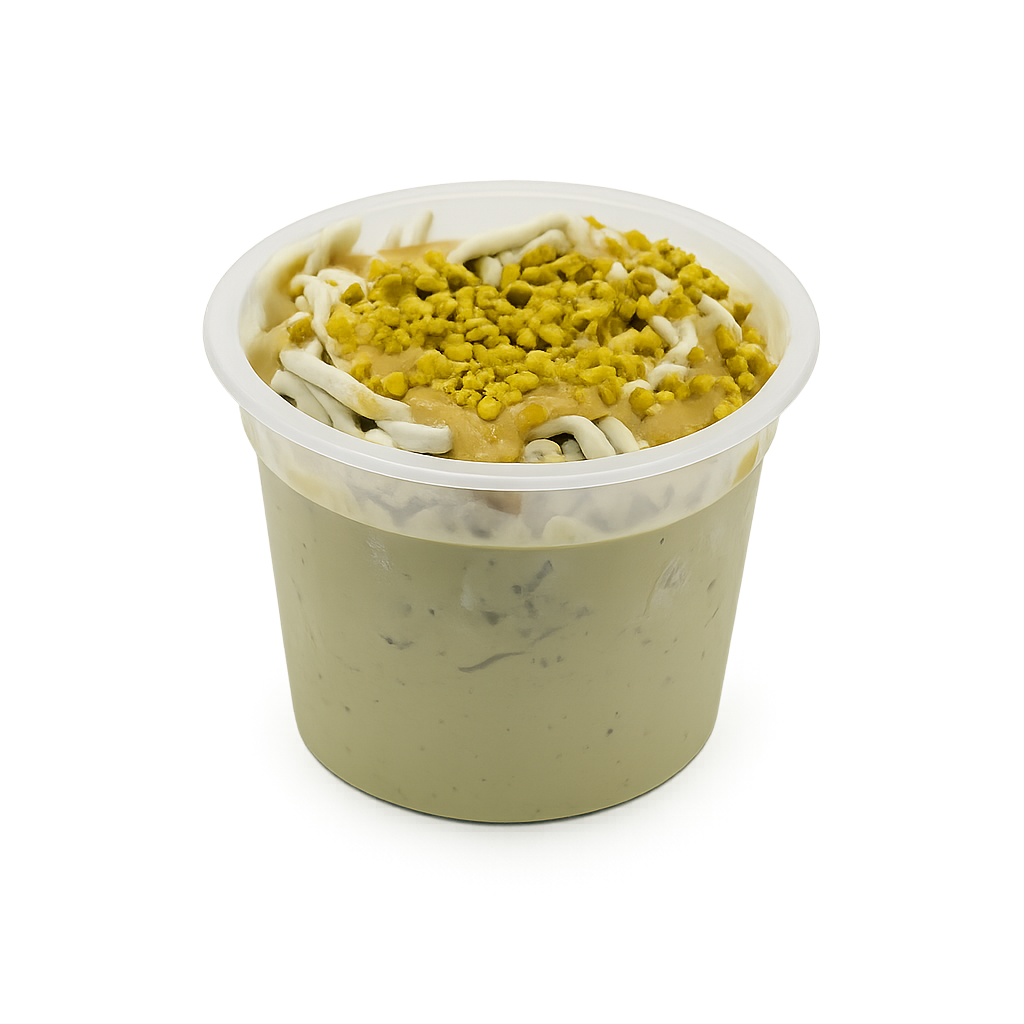 Spaghetti-Eis Pistazie